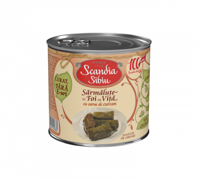 ScandiaSibiu_100ANI_SarmaluteFoiVita_curcan_400g