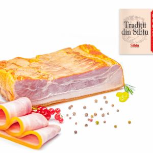 Traditii din Sibiu - Bacon din piept ales de porc