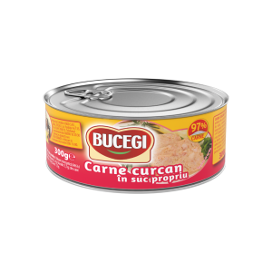 BUCEGI Carne_BUCEGI Carne curcan in suc propriu (97�) 300g