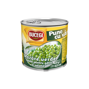 BUCEGI Mancare_Bucegi_mazare_verde_420g_Natur Bravo_EO