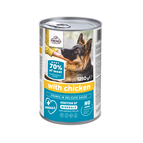 FRENDI Dog_Frendi Conserva cu carne de pui pt caini 1250g