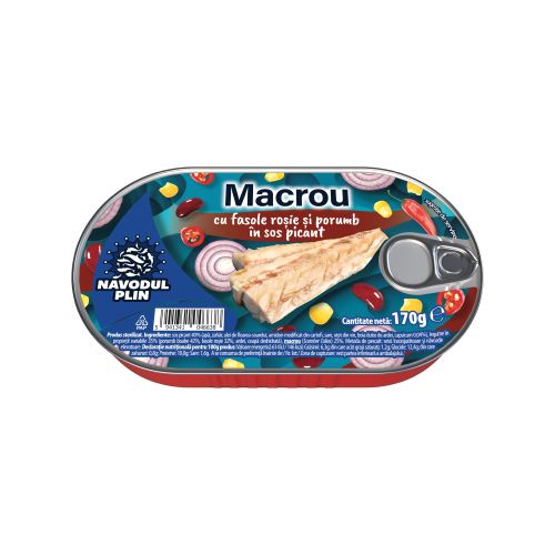 NP Salate_NP - Macrou Hansa - Macrou fasole rosie si porumb in sos picant