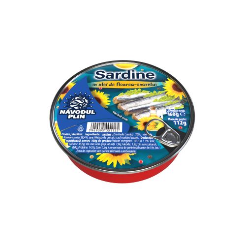 NP Sardine_Sardine ulei de floarea soarelui 160 gr - 11 mai