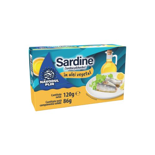 NP Sardine_Sardine_Ulei vegetal_Manson_120g