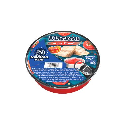 NP_Navodul Plin - Macrou sos tomat 160 gr - 22 feb