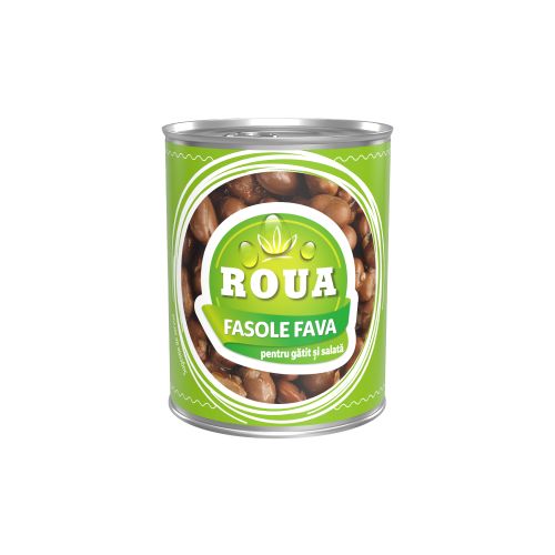 ROUA Legume_ROUA - Fasole FAVA pentru gatit si salata 400g Bioverde