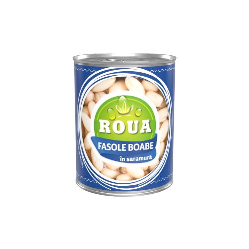 ROUA Legume_ROUA - Fasole boabe in saramura 400g - Conserva