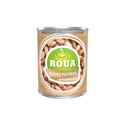 ROUA Legume_ROUA - Fasole pestrita pentru gatit si salata 400g Bioverde