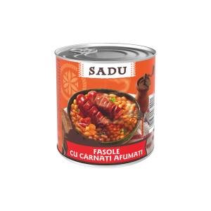 SADU Mancare_Sadu_fasole_carnati_820g
