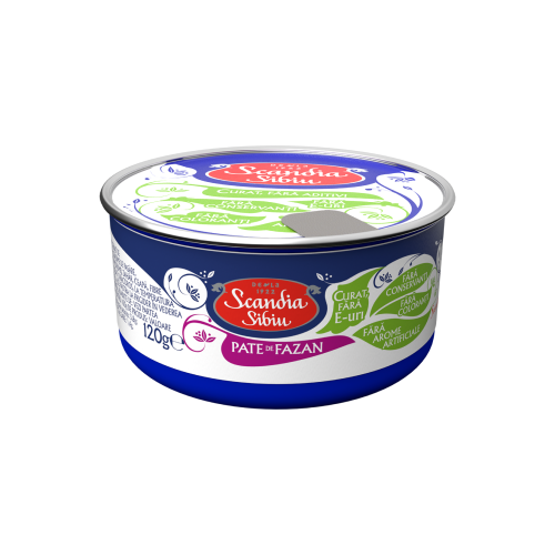 SS Pate Carne_ScandiaSibiu_pate_fazan_integral_120g