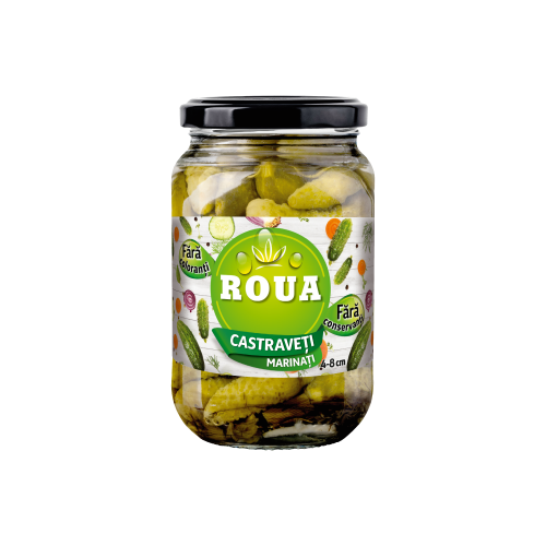 ROUA Muraturi_ROUA Castraveti marinati 4-8cm 680g TO