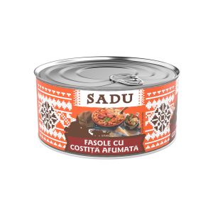 Sadu Mancare FasoleCostitaAfumata g RO