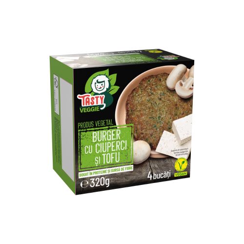 TASTY TASTY VEGGIE Burger Ciuperci Tofu g
