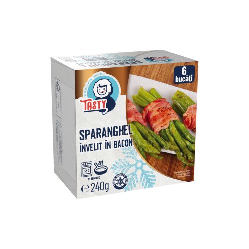 TASTY TASTY sparanghel invelit bacon g